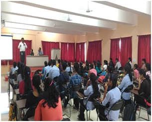 Dr. H.U Tiwari addressing students on Patent Filling1

