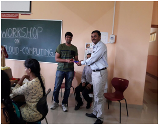 Workshop on Cloud Computing-Felicitation of Speaker
