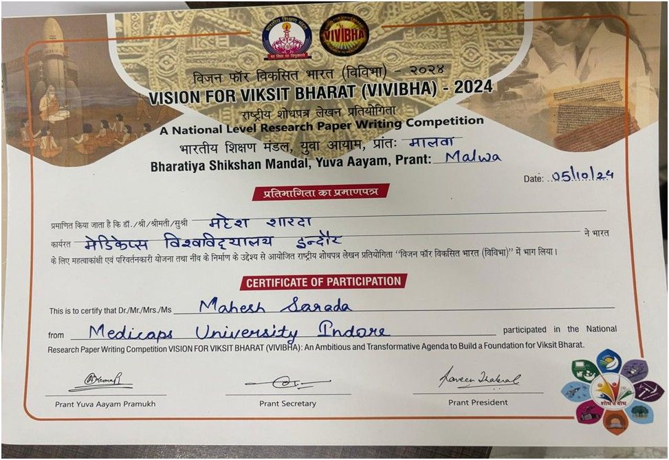   Mahesh Madhukar Sarada