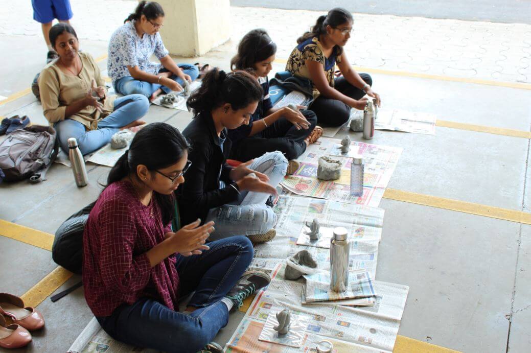 Ganesh Idol Workshop(Art & Craft) at PCCOER.
