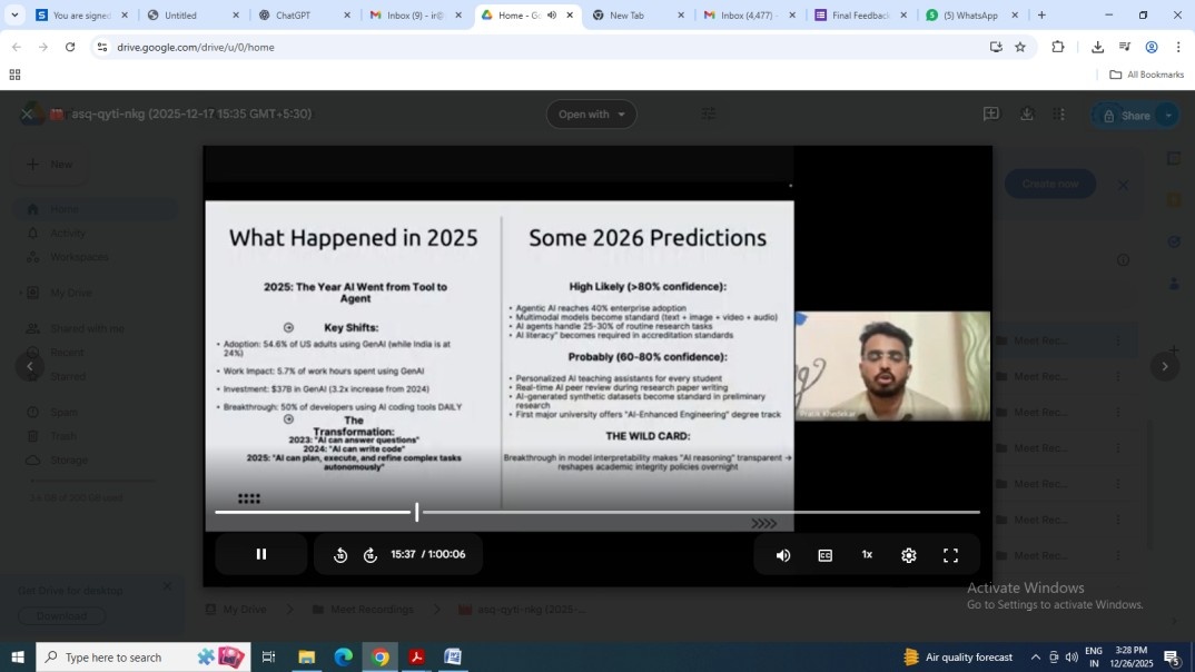FDP on Artificial Intelligence