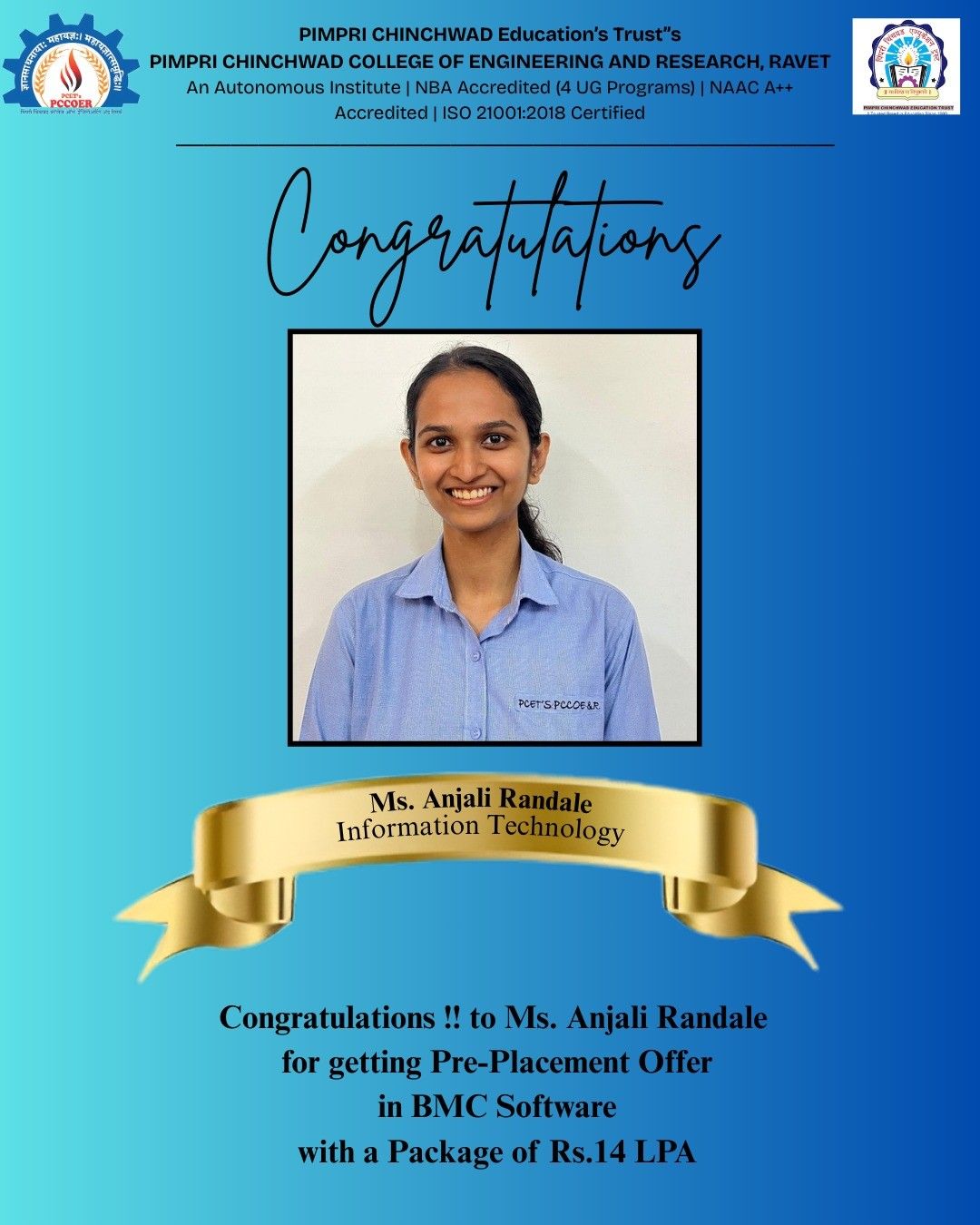 Student Achievement, PCCOER