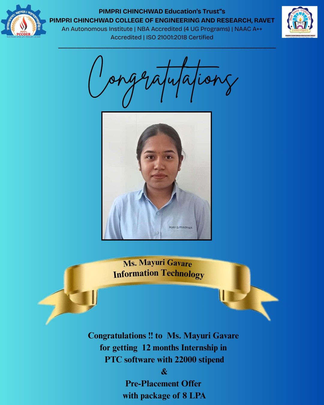 Student Achievement, PCCOER