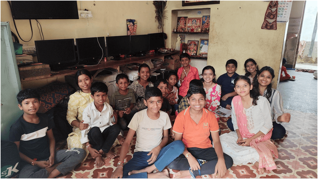 Visit to Bal Ashram by M.S.E.A. on occasion of Diwali   