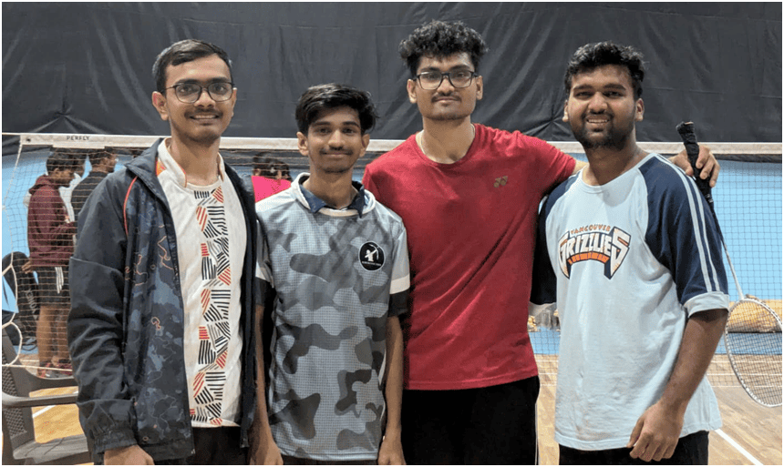 Winner of Badminton Boys Kurukshetra Sports   