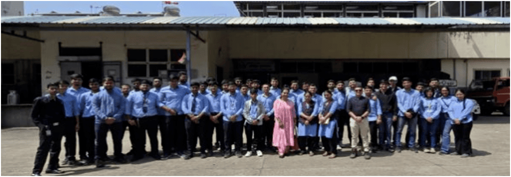 BE Mechanical students Industry visit to Katraj Dairy PUNE, 09/10/2025  