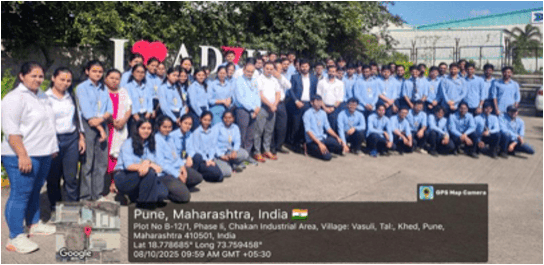 TE Mechanical students Industry visit to ADVIK HI-TECH PVT.LTD. CHAKAN.PUNE, 08/10/2025 