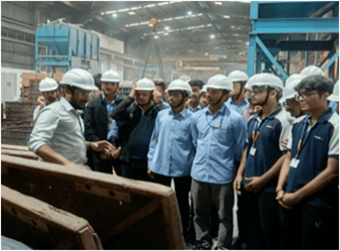 SE Mechanical students Industry visit to KSB Pump At Vambori, District Ahmednagar, 07/10/2025  